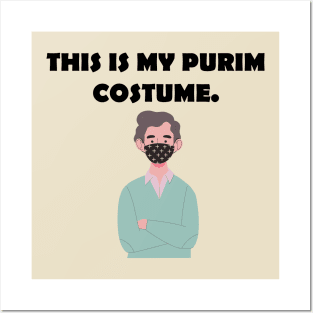 This Is My Purim Costume Posters and Art